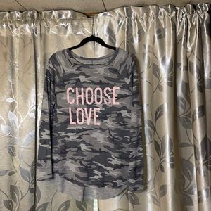 Choose love long sleeved t-shirt